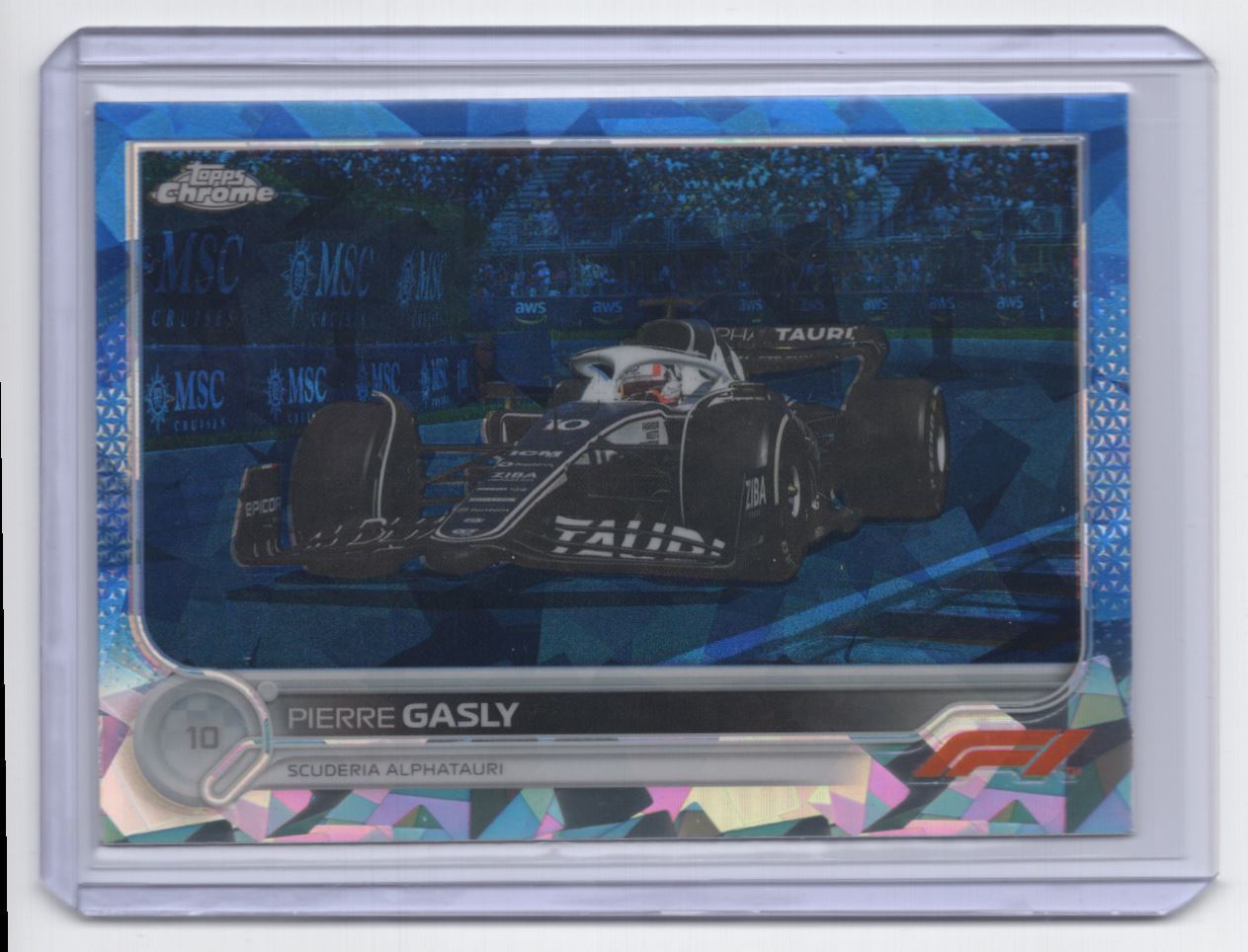 2022 Topps Chrome Formula 1 Sapphire ** Pierre Gasly Scuderia AlphaTauri #46
