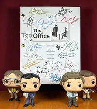 The Office Script Signed- Dinner Party- Autograph Reprints- Dunder Mifflin