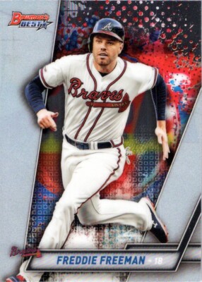 2019 Bowman's Best #13 Freddie Freeman Atlanta Braves