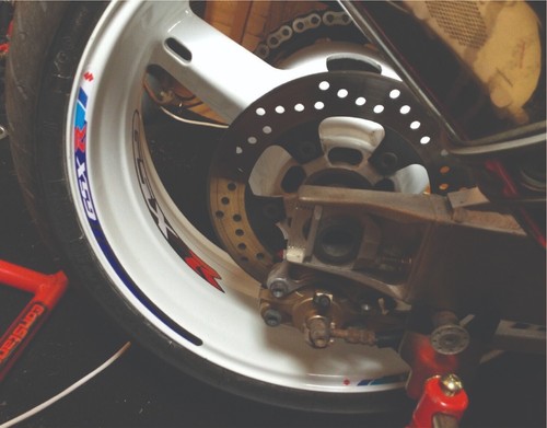 SUZUKI GSXR Motorcycle Wheel Rim Stickers Decals Stripes Kit. - Picture 3 of 22