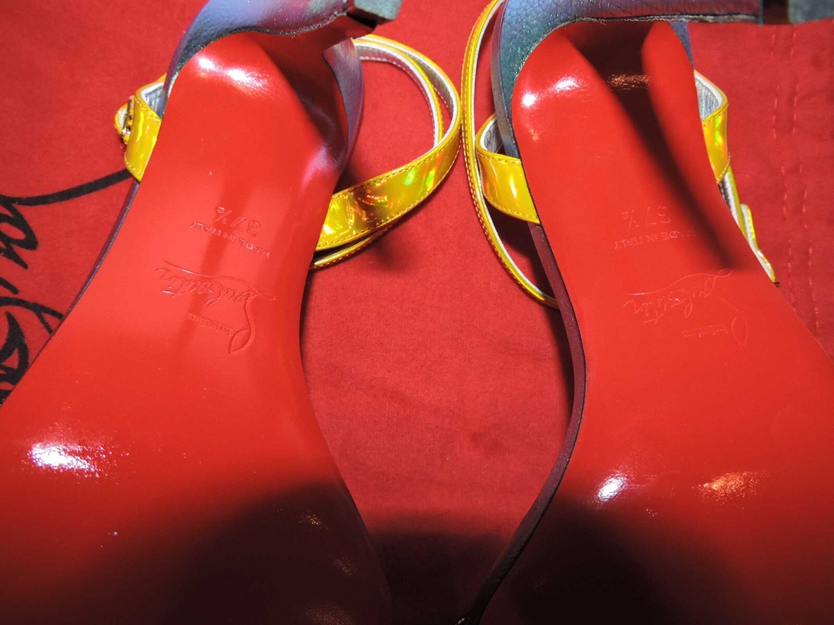 Christian Louboutin Sandals 37.5 Pumps Umberta 100 Spiked Anima
