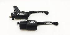 ASV Black F3 Unbreakable Folding Brake + Clutch Levers Pair Pack Kit Banshee 350