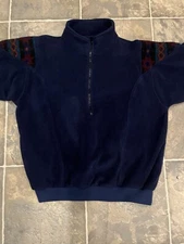 Polartec Fleece Quarter Zip Tag Size M Men