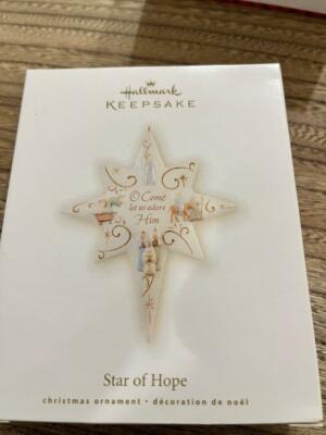 Hallmark Keepsake Ornament Star of Hope 2009 O Come Let Us Adore HIm