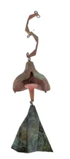 Vintage Paolo Soleri Cosanti Arcosanti Cast Bronze Wind Bell Chime 21"