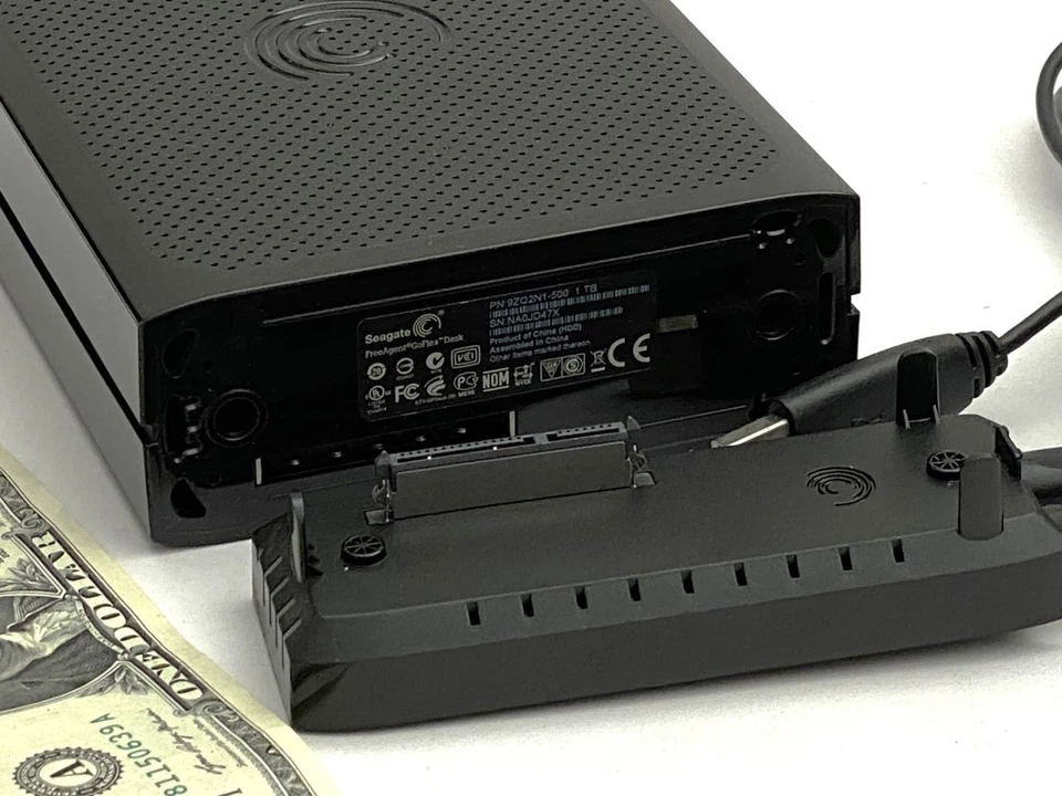 *SEAGATE FreeAgent GoFlex DESK 1-TB* USB 3.0 9ZQ2N1-500 External w. DOCKING BASE - Image 4 of 4