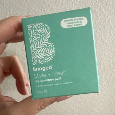Briogeo Style + Treat Dry Shampoo Puff Powder Humidity Resistant 0.5 oz