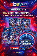 CHICAGO BEARS 10X-2025 NFL TOPPS CHROME FOOTBALL BLASTERS BREAK #14
