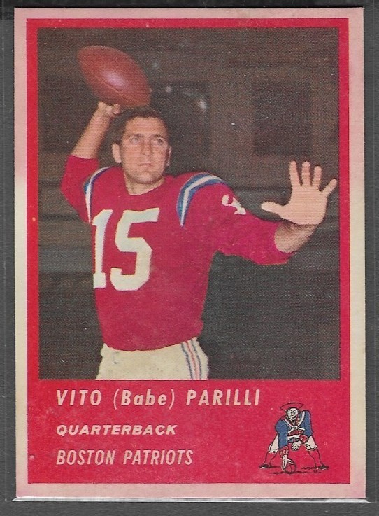 1963 Fleer #2 Vito Babe Parilli (EX-EXMT) Boston Patriots
