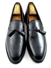 Allen Edmonds "GRAYSON" Men's Leather Tassel Loafers 11 B Black WORN ONCE 716N 