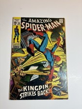 The AMAZING SPIDER-MAN #84 1970 featuring-The Kingpin Strikes Back Marvel