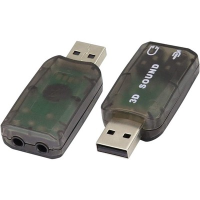 Externe 5.1 USB Stereo Soundkarte   3D Audioadapter für PC & Mac - Plug & Play