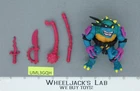 Slash 100% Complete Teenage Mutant Ninja Turtle TMNT 1990 Playmates Vintage