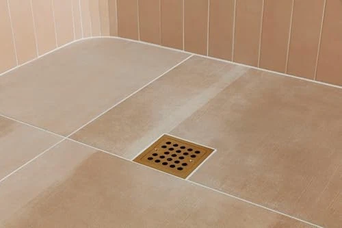  446698 Menlo Square Shower Drain - Polished Nickel  - Picture 3 of 8