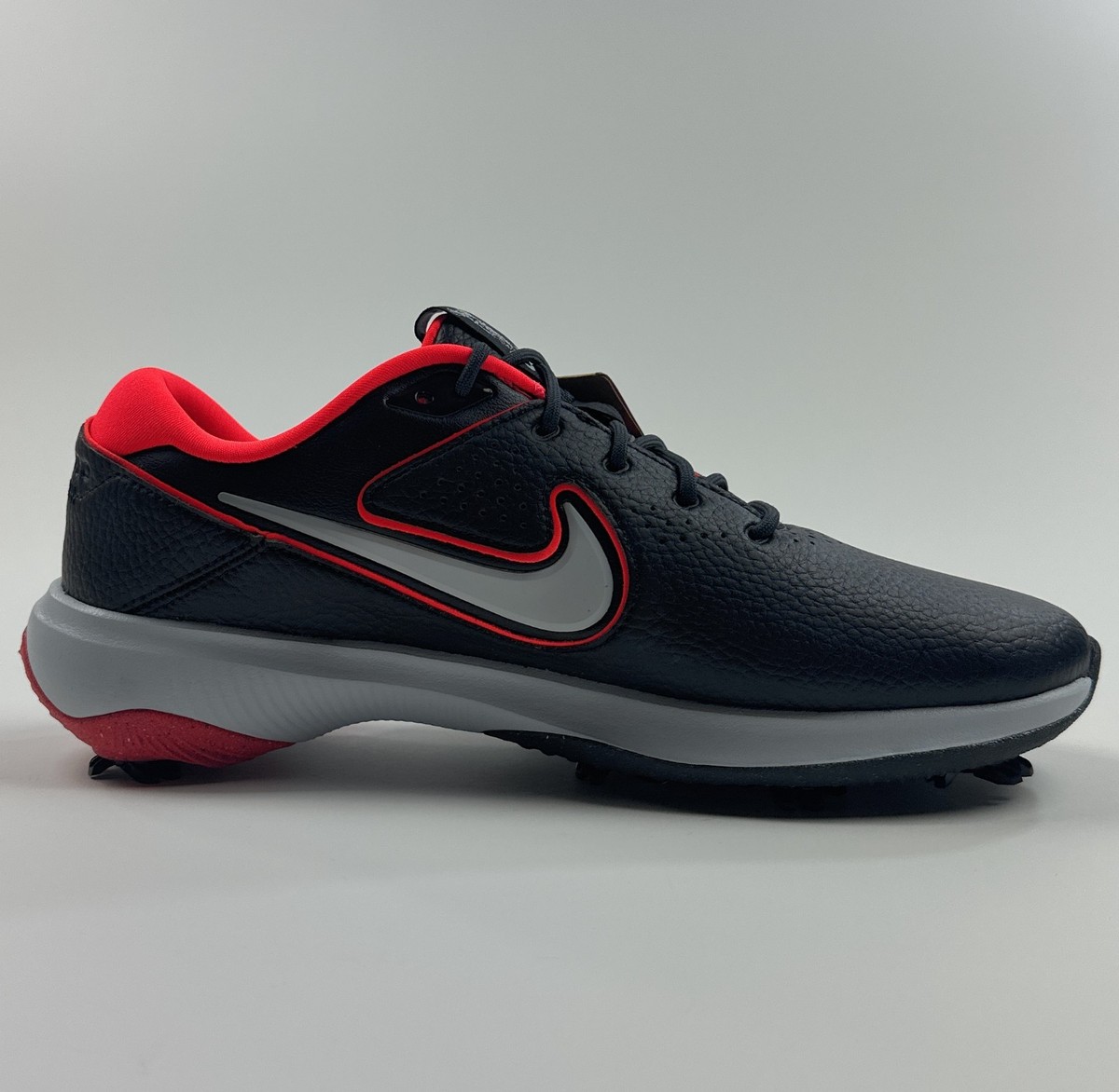 Nike Victory Pro 3 Mens Size 10 Wide Black Red Golf Shoes Next