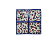 Ceramic Squared Platter Divided || Made in Palestine