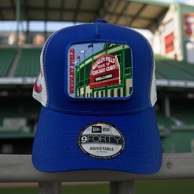 New Era Chicago Cubs MLB 9FORTY A-Frame Trucker Hat OSFM Wrigley Field