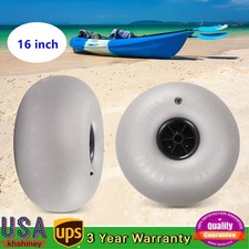 2 Pack 16" Replacement Big Beach Sand Tires for Beach Fishing Buggy Cart SALE