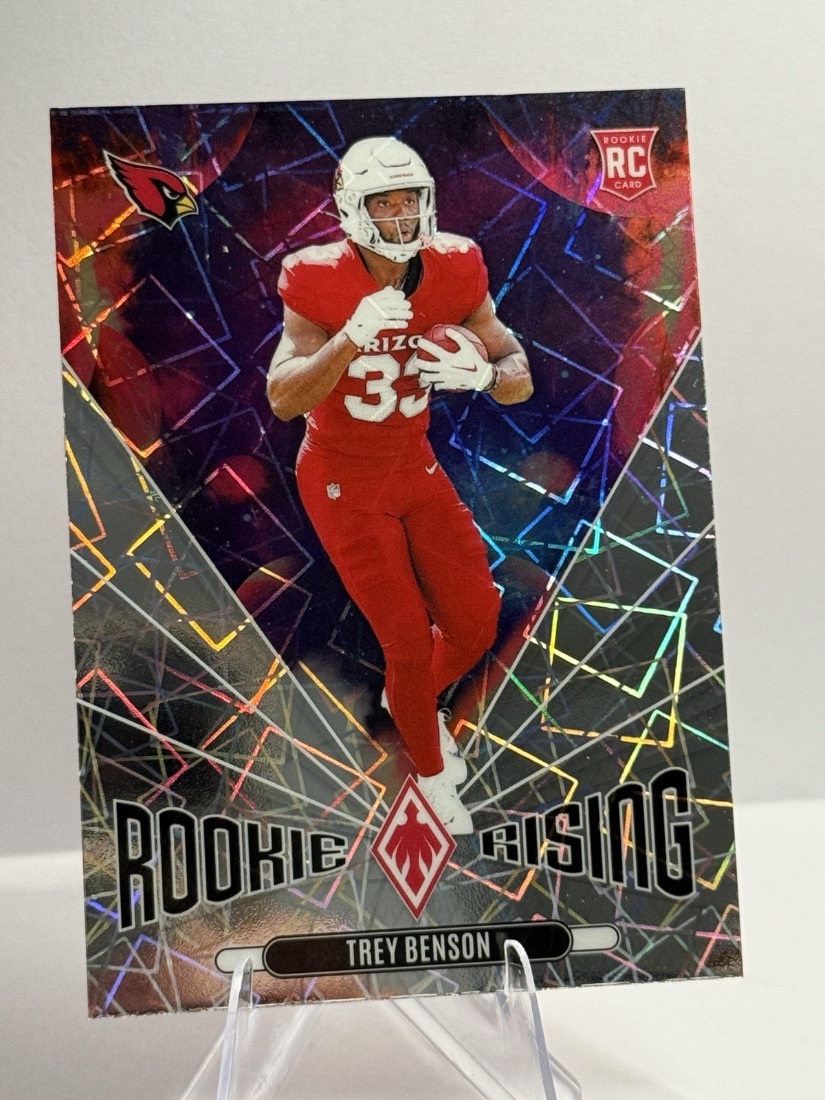 2024 Panini Phoenix - Rookie Rising Trey Benson #RR-TBN Lazer (RC)