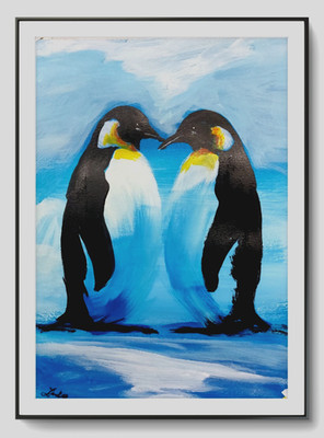 LOVELESS - ''FROZEN LOVE'' 11 X 15 acrylic on gallery paper