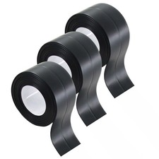 3 Rolls Sealing Caulk Tape Self Adhesive, Waterproof Caulking Tapes Sealant S...