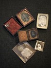 Antique Photo Lot 2 Cased Images Snapshots