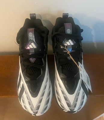 #ad Adidas Freak Spark MD J23 Youth Football Cleats US Size 2.0 Black amp; White $20.00