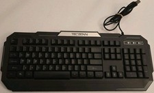 Tec.Bean USB Gaming Keyboard Model K903 Works Tested
