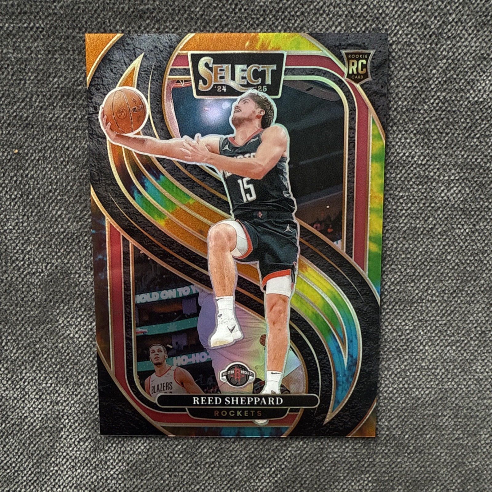 2024-25 Select Reed Sheppard Tie Dye 20/25 Rookie Card Premier #181 Rockets NBA