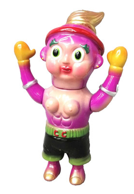 IZUMONSTER Code Corner Muay Mui Soft Vinyl Figure Limited Japan Sofubi Art Toy