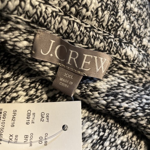 J.Crew Sailor-collar Cardigan In Marled Yarn Women’s XXL Buttons Cotton NWT - Picture 9 of 9