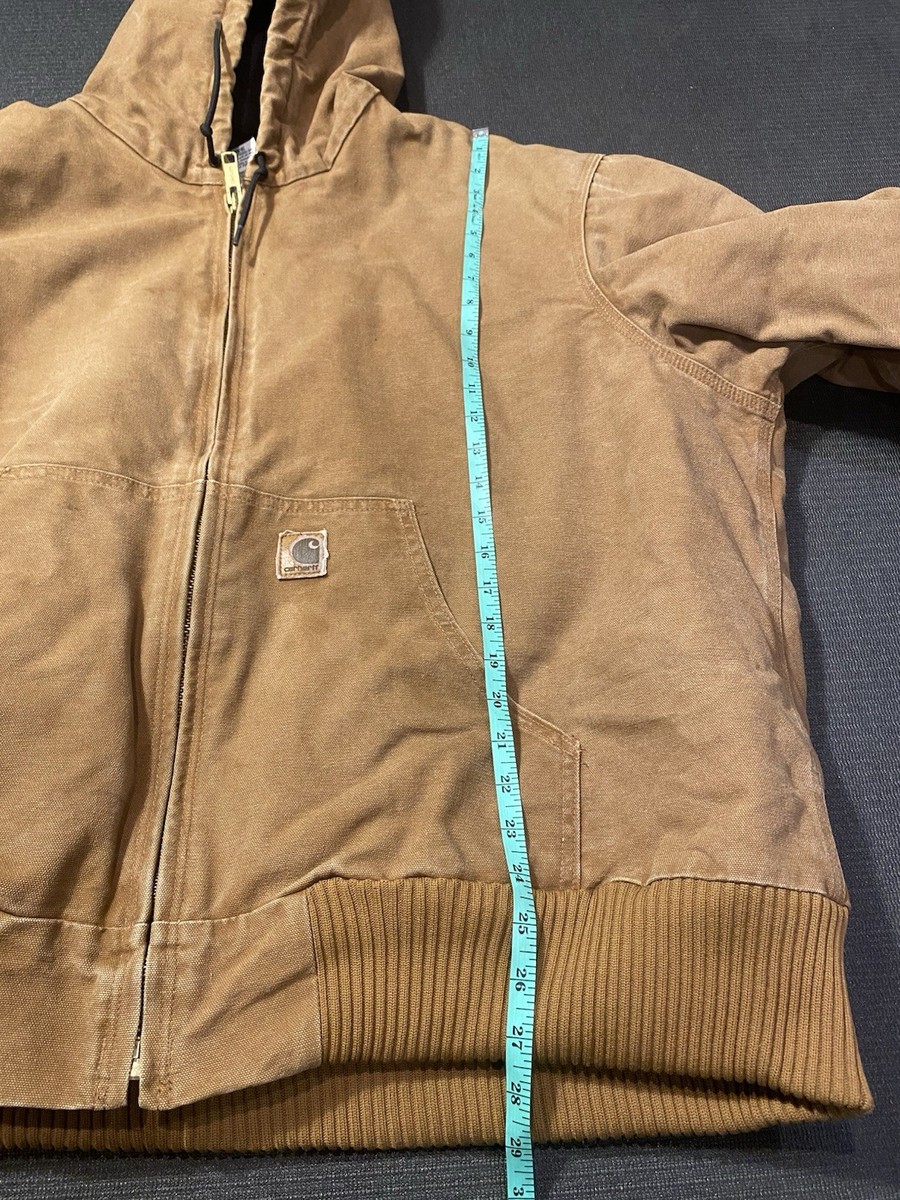 Carhartt Jacket Men's 2XL Sandstone Active Quilt Lined J130 BRN