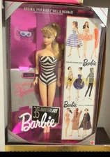 Original 1959 Barbie Doll 35th Anniversary Special Edition 1993 Mattel 11590