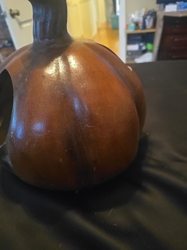 Clay/Terra Cotta Pumpkin - Picture 4 of 4