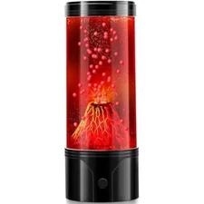 Volcano Lamp, Realistic Volcano Eruption Kids Night Light, USB Powered