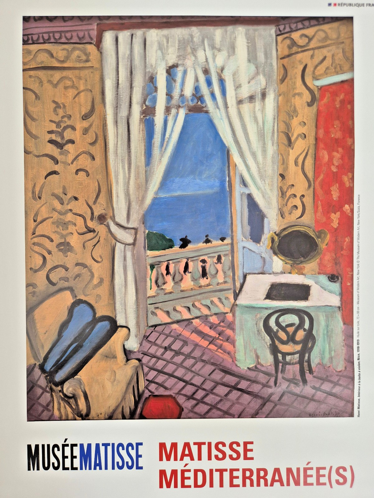 🟦 Henri Matisse - Nice 2025 - Affiche originale exposition - 60cm x 40cm image 3