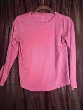 Clothing, Girls, Girls Clothing, Tops, Shirts, T-Shirts, Long Sleeve, Pink