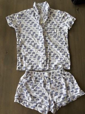 Roller Rabbit Moby Polo Pajamas Blue Size XS
