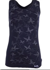 * KARI TRAA * WOMEN ' S BLACK SLEEVELESS ACTIVEWEAR TOP SIZE XL