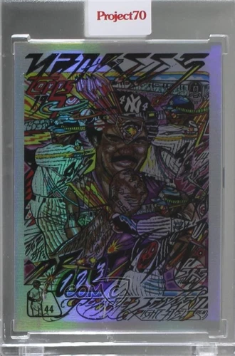 2021 Project 70 Online Exclusive Rainbow Foil /70 Reggie Jackson by JK5 #96 HOF