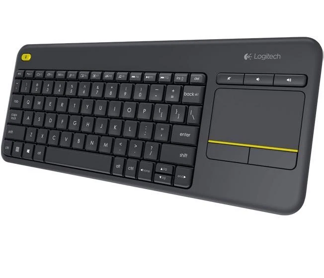 Logitech Wireless Touch Keyboard K400 Plus, diseño DE, negro - Imagen 2 de 4