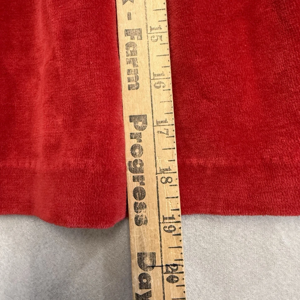 Sonia Rykiel Red Terry Cloth Velour Short Mini Skirt Pull on Size 2 - Image 4 of 4