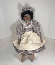 Seymour Mann Connoisseur Bisque Porcelain African American Doll