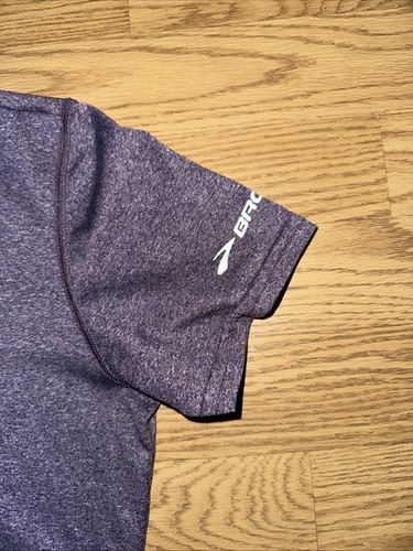 Brooks Womens Medium Purple Heather Running Athletic Run Happy Tee - Bild 3 von 6