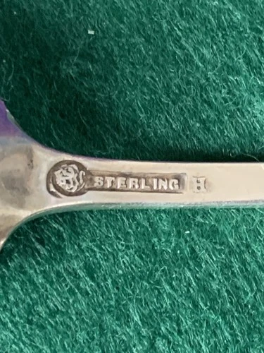 Lot 10 Gorham Sterling Silver Teaspoons 6” Mono C 250g Total Scrap or Use