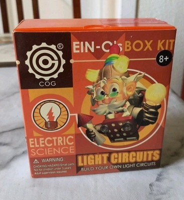 EIN-O's BOX KIT Lichtkreise Elektro Wissenschaft Unterricht, Werkbank. Alter 8+ B3