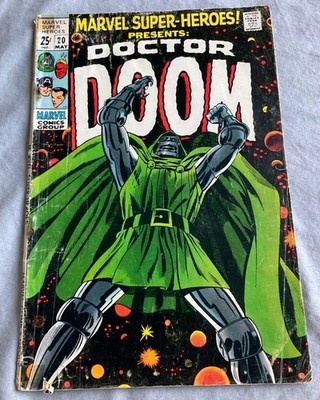 Marvel Super-Heroes 20 (1969)   1st solo Doctor Doom 1st App Valeria!