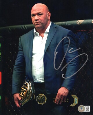 Dana White President of UFC MMA Promoter Hand Signed 8x10 Dana White President of UFC MMA Promoter Hand Signed 8x10