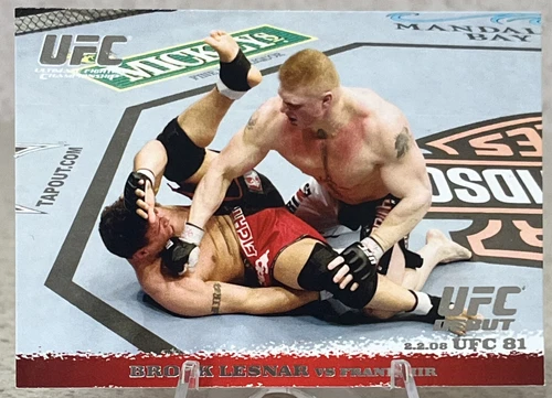 2009 Topps UFC Round 1 - #81 Brock Lesnar, Frank Mir (RC)
