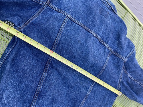 CAPPOTTO CAMIONISTA RAGAZZO GIOVANE XL LEVIS VITA BLU JEANS DENIM GIACCA PRELAVAGGIO WPL 423 - Foto 15 di 24